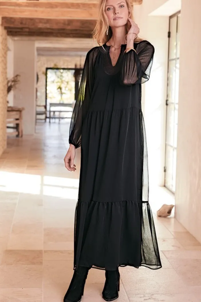 Soft Surroundings Dresses|Olga Dress Black