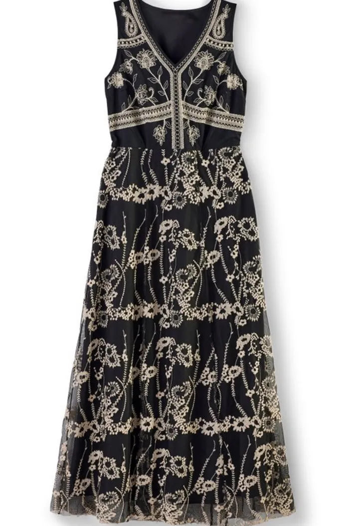 Soft Surroundings Dresses|Olivia Maxi Dress Black