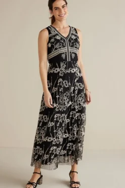 Soft Surroundings Dresses|Olivia Maxi Dress Black