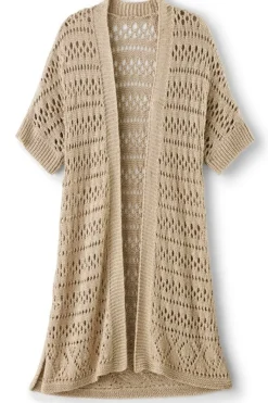 Soft Surroundings Tops|Sweaters & Cardigans|Opaline Shimmer Cardigan Sesame