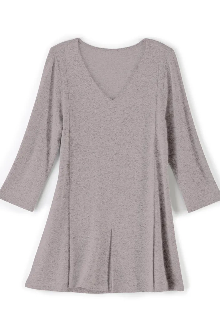 Soft Surroundings Tops|Tunics & Leggings|Ophelia Tunic HeatherGrey