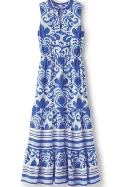 Soft Surroundings Dresses|Pari Maxi Dress PerissaScarf