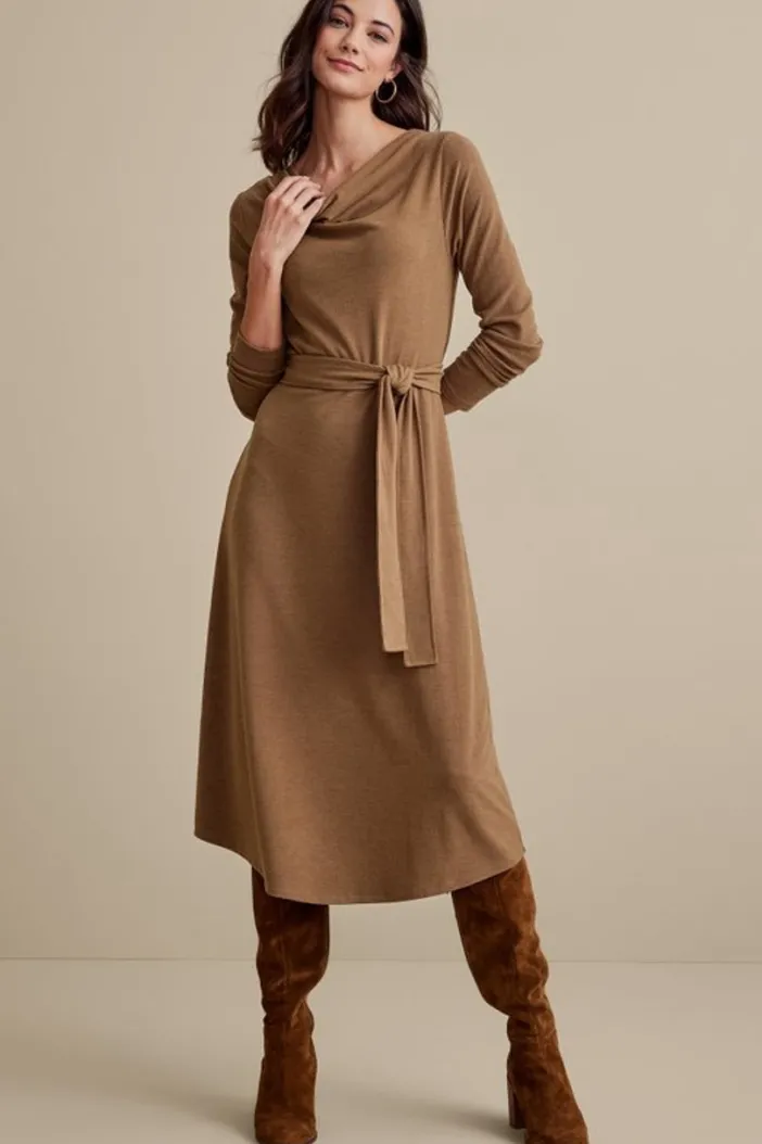 Soft Surroundings Dresses|Paula Dress CocoaBrown