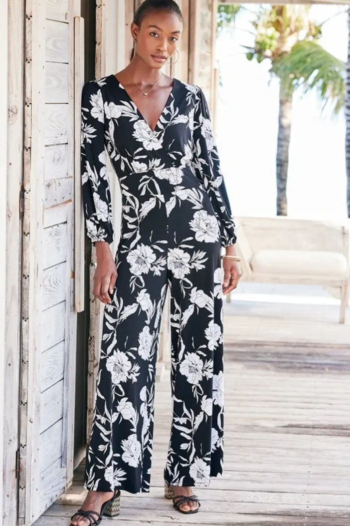 Soft Surroundings Dresses|Jumpsuits|Penelope Long Sleeve Jumpsuit