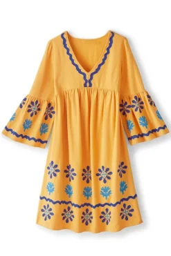 Soft Surroundings Dresses|Petra Short Dress GoldenGlow