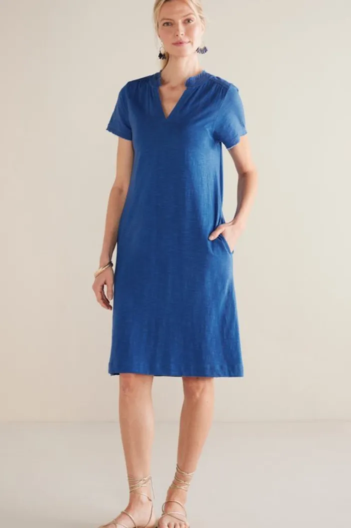 Soft Surroundings Dresses|Presley Short Dress Sapphire