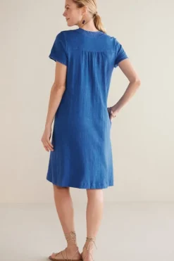 Soft Surroundings Dresses|Presley Short Dress Sapphire