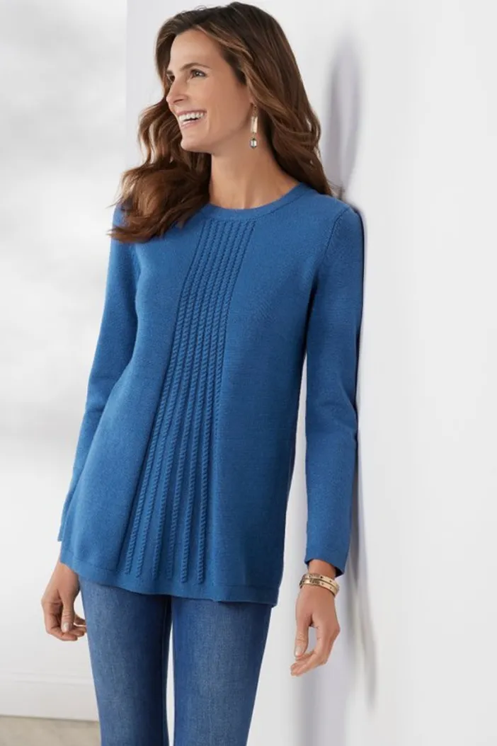 Soft Surroundings Tops|Sweaters & Cardigans|Priscilla Pullover Tunic Sweater