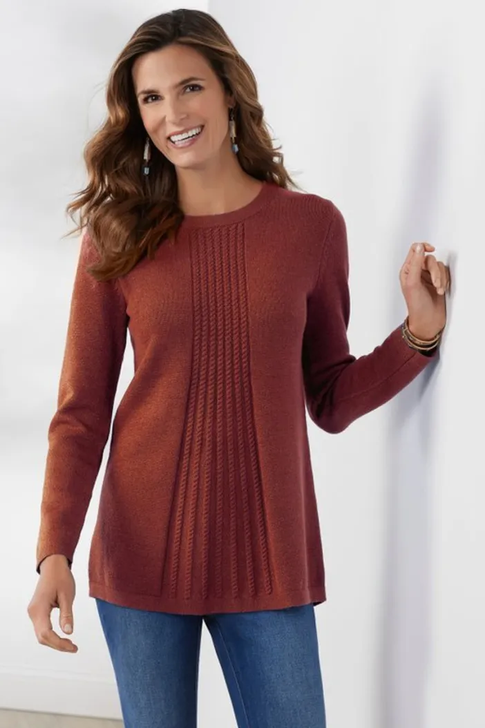 Soft Surroundings Tops|Sweaters & Cardigans|Priscilla Pullover Tunic Sweater