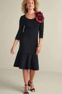 Soft Surroundings Dresses|Raffinato Dress Black