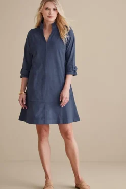 Soft Surroundings Dresses|Rani Faux Suede Dress