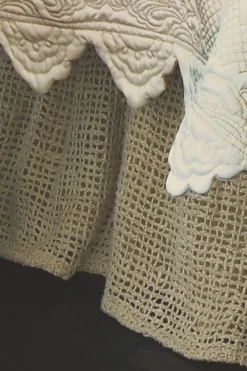 Soft Surroundings Bedding|Bedding Collections|Raw Silk Woven Bedskirt