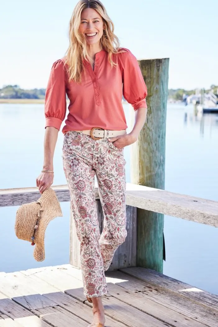 Soft Surroundings Tops|Raylee Knit Pullover Rose