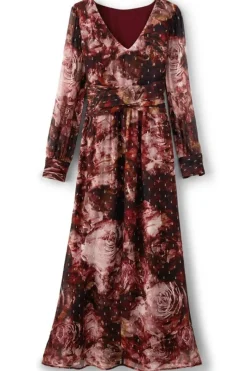 Soft Surroundings Dresses|Rina Silk Dress MultiFloral