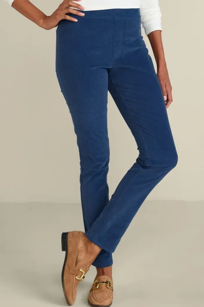 Soft Surroundings Pants|Rockland Corduroy Slim Leg Pull On Pants