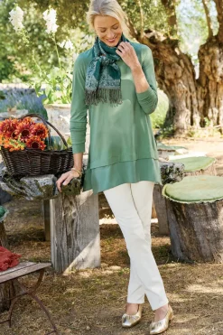 Soft Surroundings Pants|Rockland Corduroy Slim Leg Pull On Pants