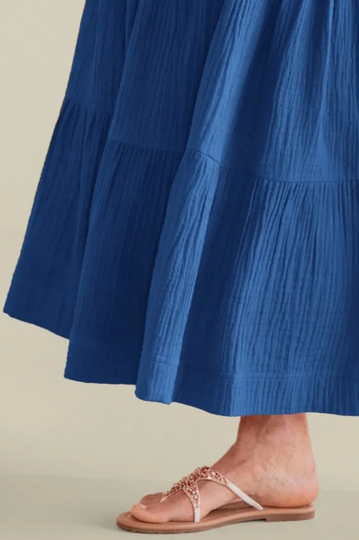 Soft Surroundings Skirts|Ruari Gauze Maxi Skirt