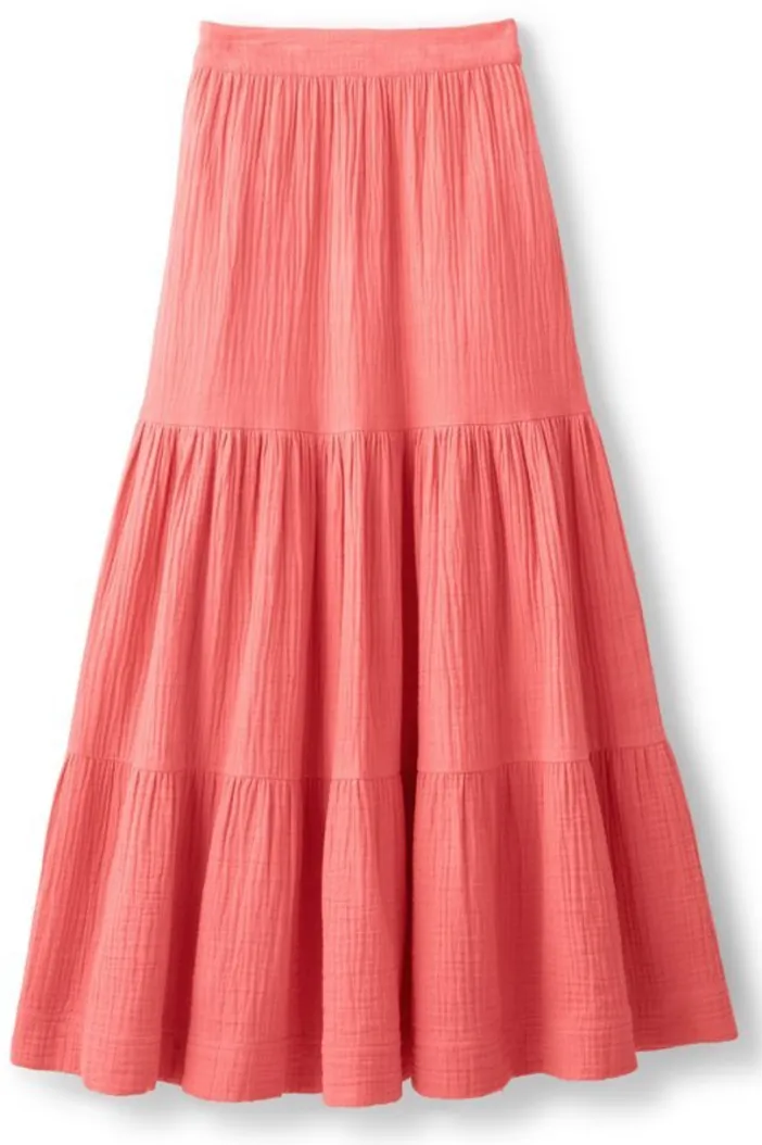 Soft Surroundings Skirts|Ruari Gauze Maxi Skirt