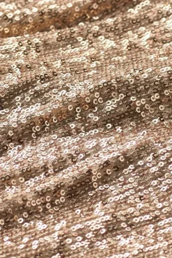 Soft Surroundings Dresses|Sancerre Sequin Dress GoldSequin