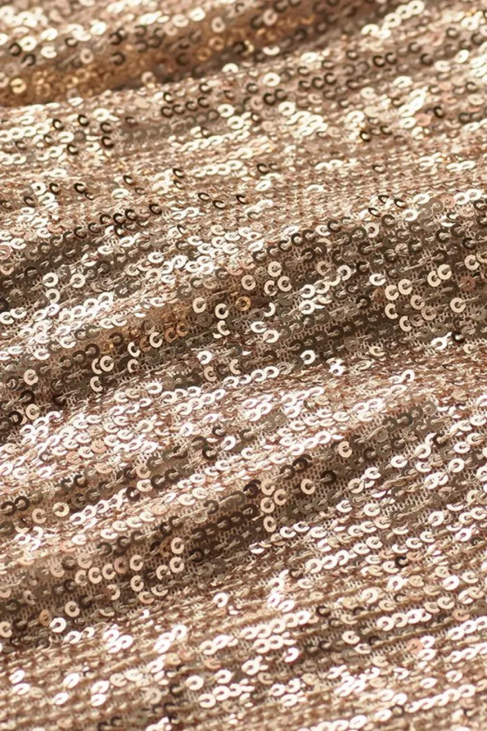 Soft Surroundings Dresses|Sancerre Sequin Dress GoldSequin