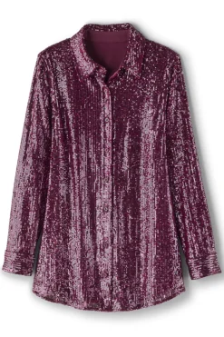 Soft Surroundings Tops|Sancerre Sequin Shirt