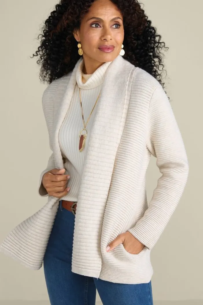 Soft Surroundings Tops|Sweaters & Cardigans|Sandria Cardigan OatmealHeather