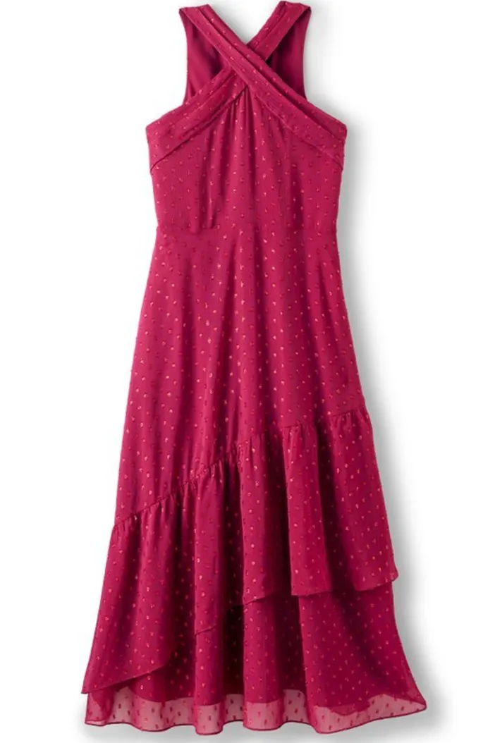 Soft Surroundings Dresses|Sanna Sparkling Maxi Dress Sangria