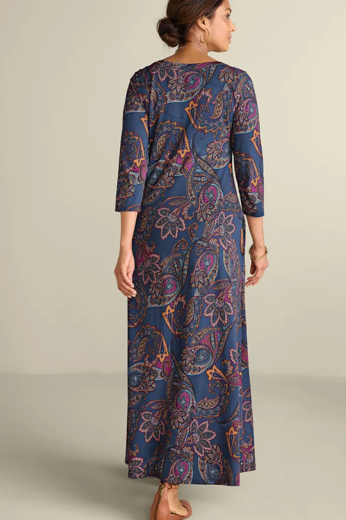 Soft Surroundings Dresses|Santiago 3/4 Sleeve Dress