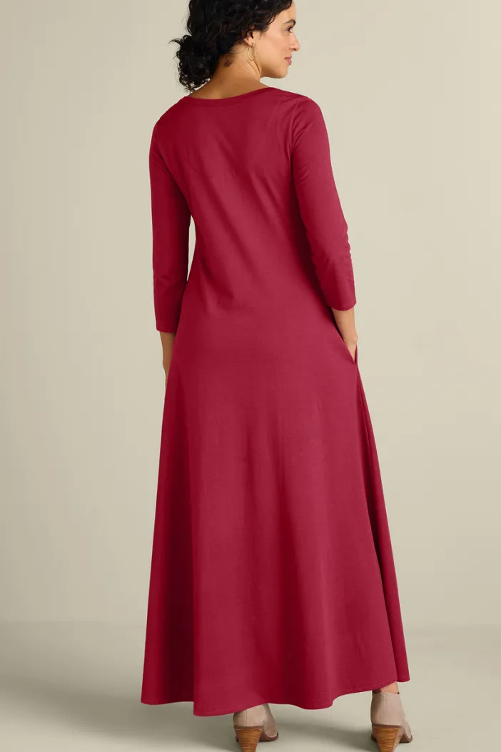 Soft Surroundings Dresses|Santiago 3/4 Sleeve Dress