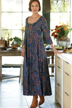 Soft Surroundings Dresses|Santiago 3/4 Sleeve Dress