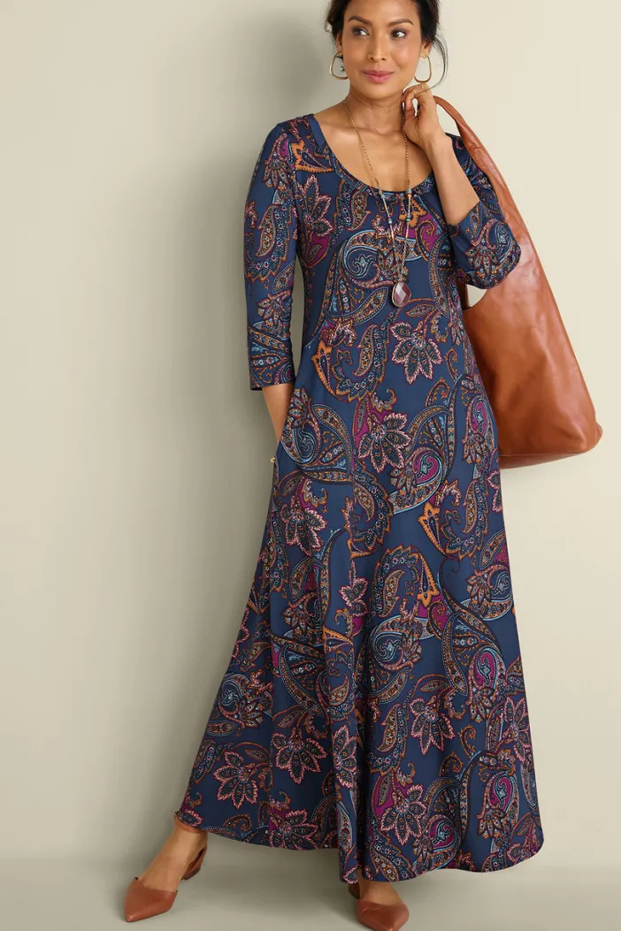 Soft Surroundings Dresses|Santiago 3/4 Sleeve Dress