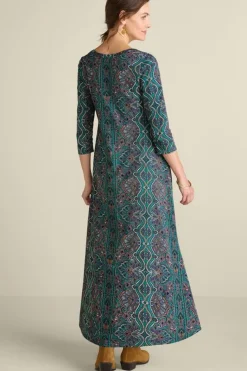 Soft Surroundings Dresses|Santiago 3/4 Sleeve Dress