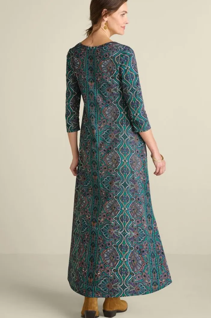Soft Surroundings Dresses|Santiago 3/4 Sleeve Dress