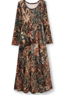 Soft Surroundings Dresses|Santiago Stretch Velvet Dress