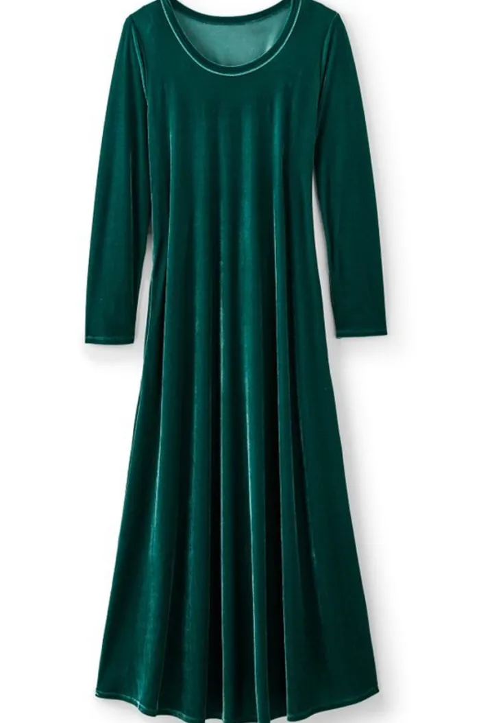 Soft Surroundings Dresses|Santiago Stretch Velvet Dress