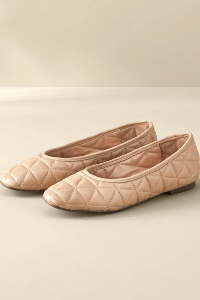 Soft Surroundings Shoes|Schutz Arissa Quilted Ballet Flat