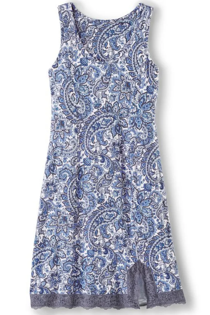 Soft Surroundings Dresses|Sleepwear & Lounge|Serenity Bamboo Shelf Bra Sleep Dress