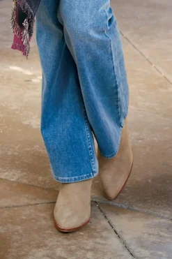 Soft Surroundings Shoes|Seychelles Sedona Seamed Bootie StoneGrey