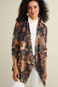 Soft Surroundings Toppers|Jackets & Coats|Shape Drape Faux Suede Jacket