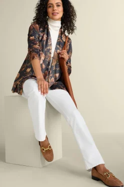 Soft Surroundings Toppers|Jackets & Coats|Shape Drape Faux Suede Jacket