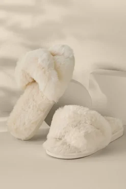 Soft Surroundings Shoes|Shiraleah Stowe Slippers Ivory
