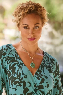 Soft Surroundings Jewelry|Necklaces|Shiva Pendant Necklace Turquoise