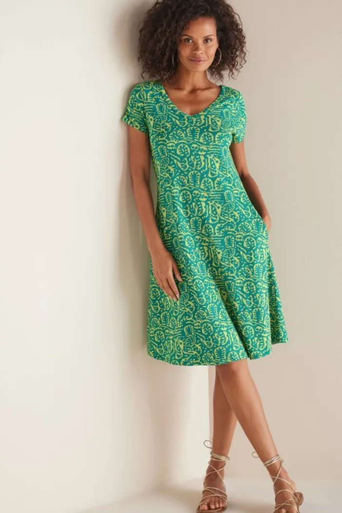 Soft Surroundings Dresses|Short Santiago Gaia Dress