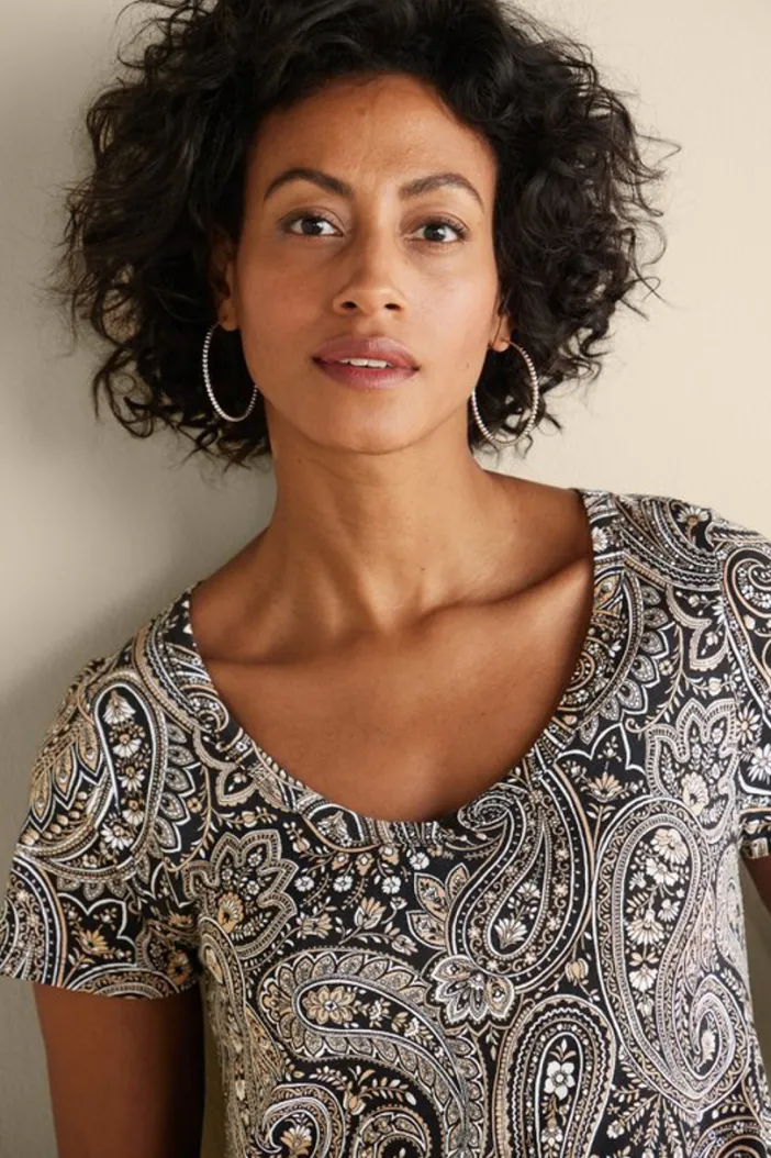 Soft Surroundings Dresses|Short Santiago Gaia Dress