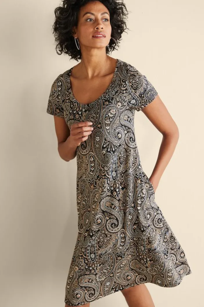 Soft Surroundings Dresses|Short Santiago Gaia Dress