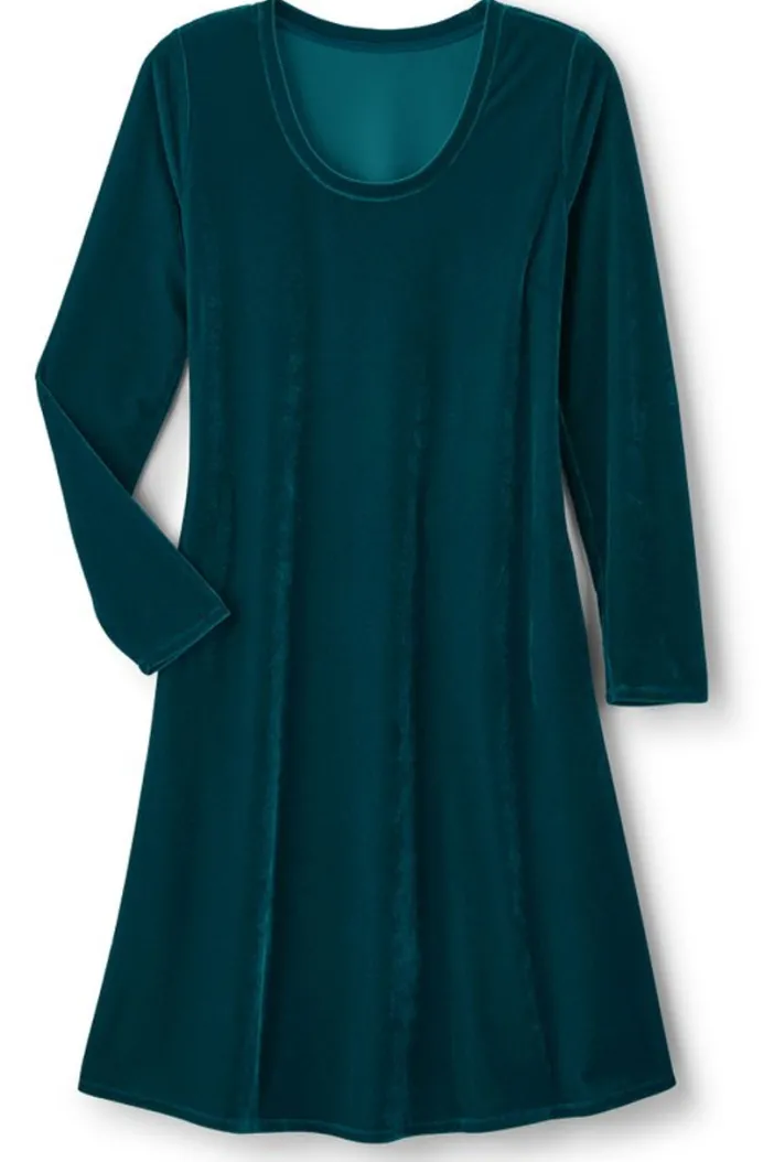 Soft Surroundings Dresses|Short Santiago Velvet Dress