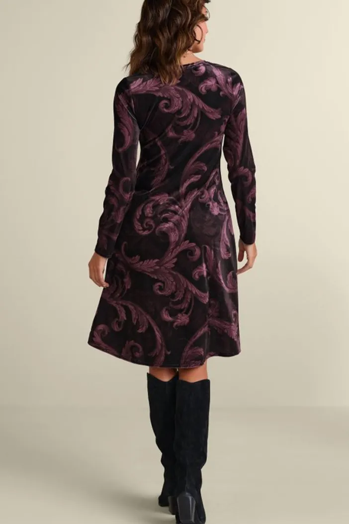 Soft Surroundings Dresses|Short Santiago Velvet Dress