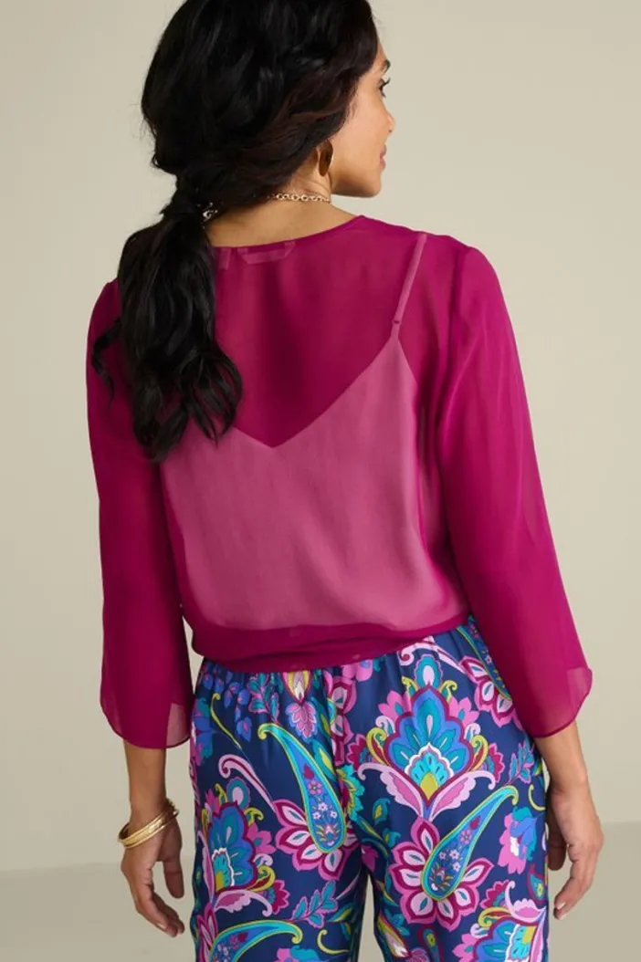 Soft Surroundings Toppers|Jackets & Coats|Silk Undercover Topper