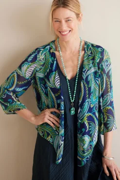 Soft Surroundings Toppers|Jackets & Coats|Silk Undercover Topper