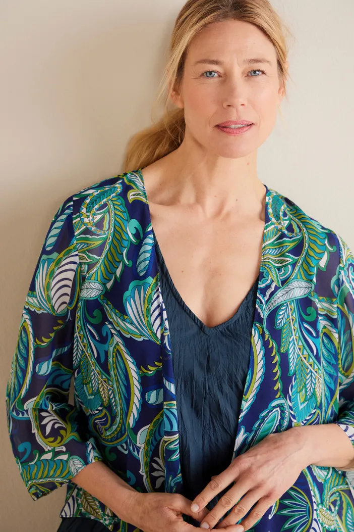 Soft Surroundings Toppers|Jackets & Coats|Silk Undercover Topper